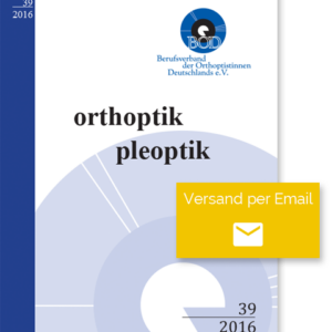 Digital: Artikel aus der Fachzeitschrift „orthoptik-pleoptik“ - per E-Mail
